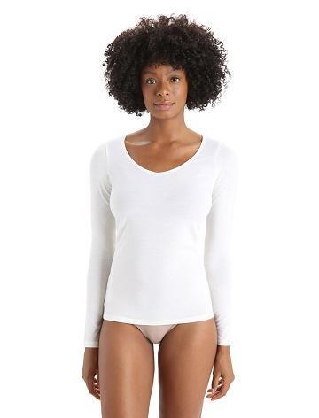 Snow Icebreaker Merino Siren Long Sleeve Sweetheart Top Women's Underwear | AU 1689JPQJ